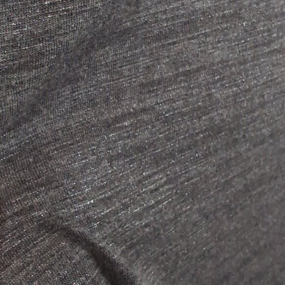 Banana Republic Gray Short Sleeve Relaxed Tshirt Silver Metallic Gray Vneck XS - Picture 7 of 10